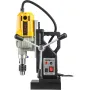 Magnetic Drill, 1100W 4 cm Boring Diameter, 2697lbf/12000N Portable Electric Mag Drill Press with 12 Bits, 580 RPM Max Speed Dri