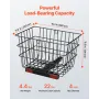 Scooter bagkurv Heavy Duty Mobility Basket med håndtag 1 i