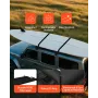 Inflatable Soft Roof Rack Bars, 37.6-Inch Universal Car Roof Rack Pads, 88LBS Loading Luggage Kayak Carrier with 2 Tie-Down Stra