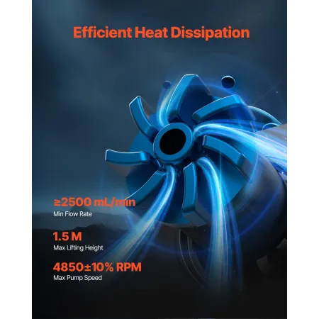 CPU Liquid Cooler AIO CPU -vandkøler med ARGB -lys og 120 mm