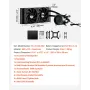CPU Liquid Cooler, AIO CPU Water Cooler - 120mm PWN Fans, Pump, 1.8" Display, Max. 2200RPM CPU Cooling Fan, Efficient Black PC W