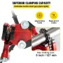 Tripod Pipe Chain Vise | 1/8"-5" Pipe Capacity | 92.5 cm Length | Portable Folding Steel Legs | Grab, Support, and Bend Pipes | 