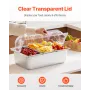 Bordplade mad serveringsskærm container 5 pan krydderi