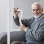 Gulv-til-loft overførselsstang 300 lbs kapacitet til 7-10 ft