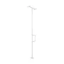 Floor-to-Ceiling Transfer Pole, Tension Mounted Bathroom Grab Bar with Anti-Slip Curve Handle, 300 Lbs Capacity Security Pole fo