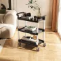Heavy Duty Utility Cart 300 lbs kapacitet 2-lags servicevogn