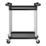 Heavy Duty Utility Cart 300 lbs kapacitet 2-lags servicevogn