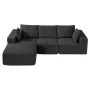 Modular Sectional Sofa, L Shaped Modular Sofa with Chaise, Cloud Sectional Couch with High Rebound Sponge and Density, Upholster