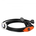 Pipe Heating Cable 2m 23W/m Heat Tape for Pipes with Built-in Thermostat