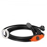 Pipe Heating Cable 2m 23W/m Heat Tape for Pipes with Built-in Thermostat
