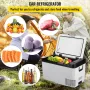 12 volt køleskab, 22QT, dobbeltzone bil køleskab fryser m/
