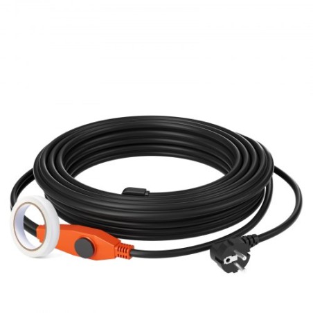 Pipe Heating Cable 18m 23W/m Heat Tape for Pipes with Built-in Thermostat