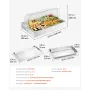 Bordplade mad serveringsskærm med containerkrydderi -dispenser