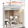 5 QT 2 Pack Round Chafing Dish Buffet Set i fuld størrelse pan