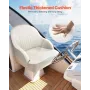 Boat Seat, Low Backrest, Boat Seat Captain Bucket Seat with Thickened Sponge Cushion & Waterproof PVC Leather, Ergonomic Design,