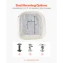 Bådsæde Lav ryglæn PVC læderkaptajn Bucket Seat White