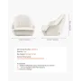 Boat Seat, Low Backrest, Boat Seat Captain Bucket Seat with Thickened Sponge Cushion & Waterproof PVC Leather, Ergonomic Design,