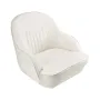 Bådsæde Lav ryglæn PVC læderkaptajn Bucket Seat White