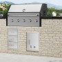 356x508 mm BBQ Island Access Door Outdoor Kitchen Door Rustfrit stål