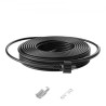 Self-Regulating Pipe Heating Cable 4m 16W/m Heat Tape for Pipes Roof