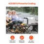 Bærbart klimaanlæg 4250BTU telt Aircondition DC24V/AC til