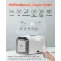 Portable Air Conditioner, 4250 BTU 3-Speed Air Conditioning Unit with 24H Timer, Air Portable AC Adjustable from 16-32℃, Compati