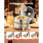 Chafing Dish Buffet Set, 5 Qt 4 Pack, Stainless Steel Chafer with 4 Full Size Pan, Round Catering Warmer Server with Glass Lid W