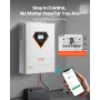 Hybrid Solar Inverter, 6000W, All in One Pure Sine Wave Power Inverter Charger, 48V DC to Single-Phase 220/230V AC, with Built-i
