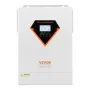 Hybrid Solar Inverter, 6000W, All in One Pure Sine Wave Power Inverter Charger, 48V DC to Single-Phase 220/230V AC, with Built-i