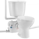 Macerating Toilet System with 500W Pump Upflush Toilet For Basement