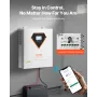 Hybrid Solar Inverter, 3500W, All in One Pure Sine Wave Power Inverter Charger, 24V DC to Single-Phase 220/230V AC, with Built-i