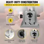 Wire Stripping Machine, 1.5-40 mm Drill Powered, Manual Copper Stripper w Heat Treated Steel Ultra Long Lasting Blade, Compact &