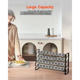 Spice Rack Organizer for Cabinet Kitchen Seasoning Organizer  18x11 in