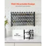 Spice Rack Organizer for Cabinet, Spice Organizer with 36 Empty Spice Jars, Lids, Spice Labels, and Funnel Complete Set, Seasoni