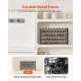 Spice Rack Organizer for Cabinet, Spice Organizer with 36 Empty Spice Jars, Lids, Spice Labels, and Funnel Complete Set, Seasoni