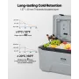 Bærbar køler 74 QT Wheeled Cooler 120 kan kapacitet med
