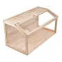 Wooden Hamster Cage, 270° Viewing Hamster Habitat, 40 x 20 x 20in, Dwarf Hamster Cages with Openable Top, Ventilated Small Anima
