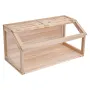 Wooden Hamster Cage, 270° Viewing Hamster Habitat, 40 x 20 x 20in, Dwarf Hamster Cages with Openable Top, Ventilated Small Anima