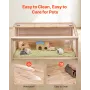 Træ hamster bur Habitat 32 hos mus gnavere hutch små dyr bur
