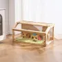 Træ hamster bur Habitat 32 hos mus gnavere hutch små dyr bur