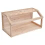 Wooden Hamster Cage, 270° Viewing Hamster Habitat, 32 x 16 x 16 in, Dwarf Hamster Cages with Openable Top, Ventilated Small Anim