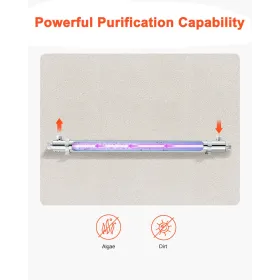 220V 55W UV Water Purifier 12GPM Ultraviolet Water Purifier Filter