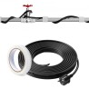 Self-Regulating Pipe Heating Cable 3.7m 16.4W/m Heat Tape with Thermostat