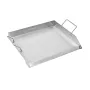 Stainless Steel Griddle, 18x16 inch Universal Flat Top Rectangular Plate, Gas Grill Griddle for BBQ Grill, Teppanyaki, Portable 