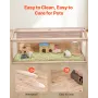 Træ hamster bur Habitat 48 i mus -gnavere Hutch Small Animals