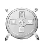 22" Pressure Washer Surface Cleaner, Stainless Steel Pressure Washer Attachments with 4 Wheels, 4500 Max PSI, 3/8 Quick Connecto