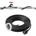 Self-Regulating Pipe Heating Cable 24.4m 16.4W/m Heat Tape with Thermostat
