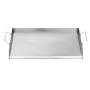 Stainless Steel Griddle, 32x16 inch Universal Flat Top Rectangular Plate, Gas Grill Griddle for BBQ Grill, Teppanyaki, Portable 