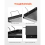 Carbon Steel Griddle, 32x14 inch Universal Flat Top Rectangular Plate, Gas Grill Griddle for BBQ Grill, Teppanyaki, Portable Fam