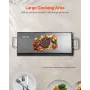 32x14 i flad top grill carbon stål universal bbq grill pan